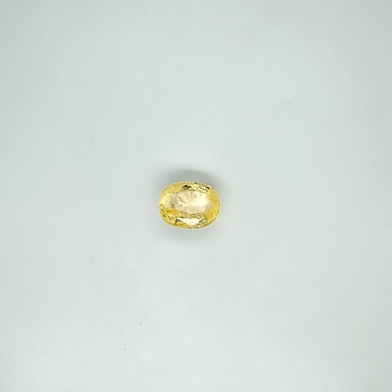 Yellow Sapphire (Pukhraj) 7.62 Ct gem quality Yellow Sapphire (Pukhraj) 7.62 Ct gem quality